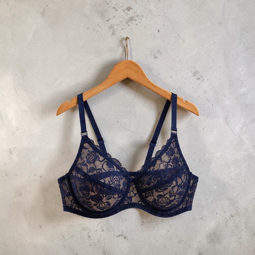 Soft Floral Lace Bra