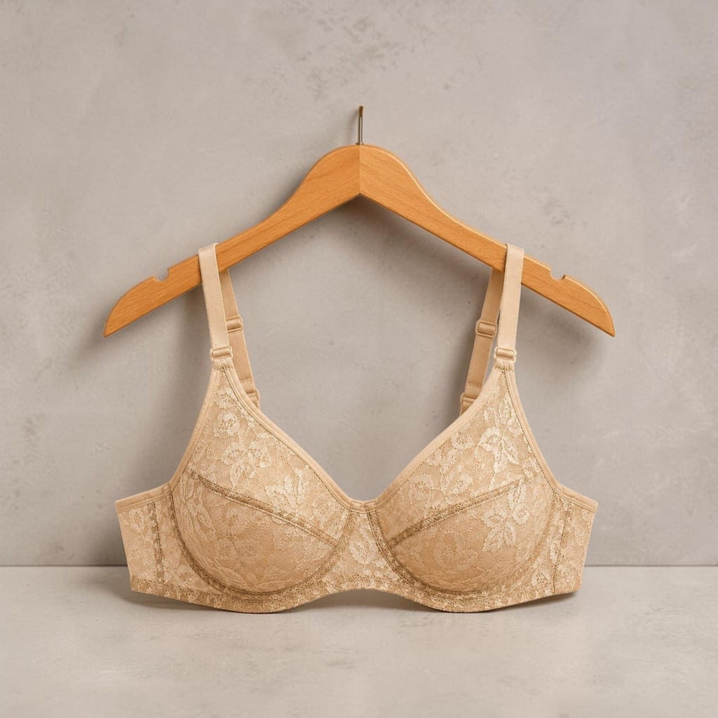 Soft Floral Lace Bra
