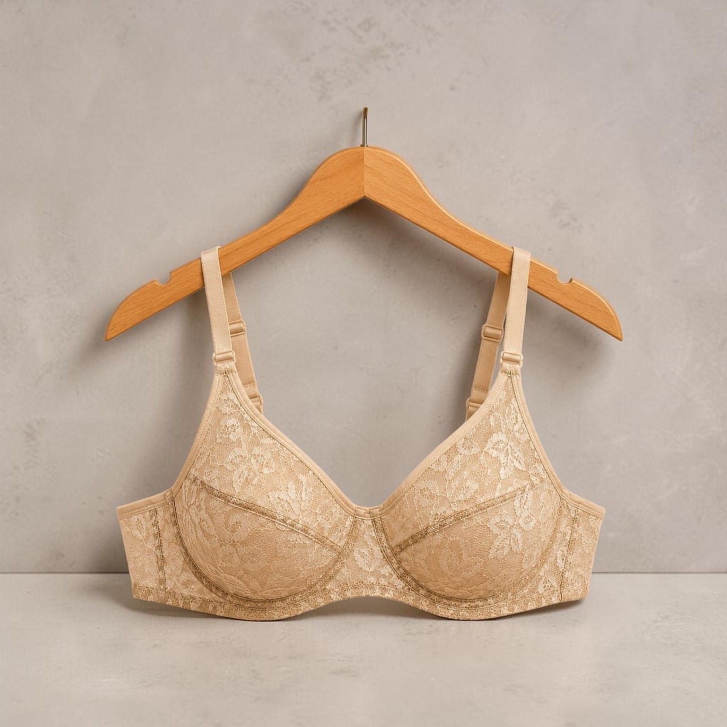 Soft Floral Lace Bra