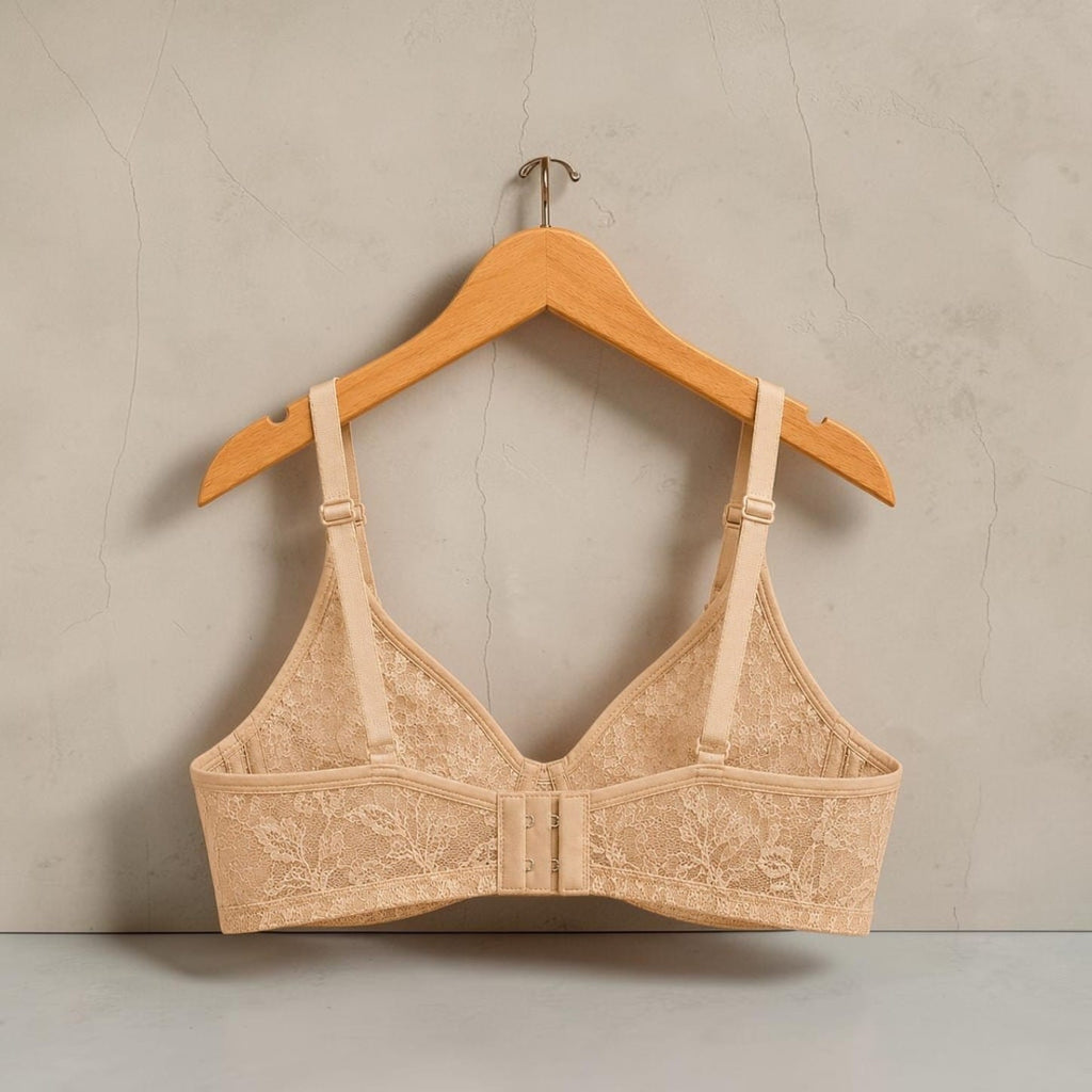 Soft Floral Lace Bra